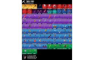 UNIQUE - The Mighty Volt, Torin [133 Skins, 93 Axes, 172 Emotes, 81 Gliders and MORE!]
