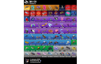 UNIQUE - The Mighty Volt, Torin [133 Skins, 93 Axes, 172 Emotes, 81 Gliders and MORE!]
