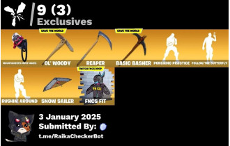 UNIQUE - The Mighty Volt, Torin [133 Skins, 93 Axes, 172 Emotes, 81 Gliders and MORE!]