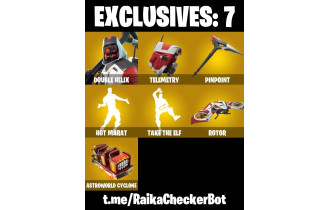 UNIQUE - Double Helix, Zenith [35 Skins, 100 Vbucks, 32 Axes, 43 Emotes, 37 Gliders and MORE!]