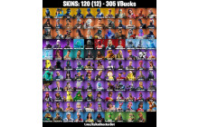 UNIQUE - OG STW [120 Skins, 305 Vbucks, 107 Axes, 107 Emotes, 104 Gliders and MORE!]