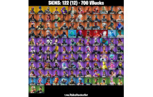 UNIQUE - OG STW [122 Skins, 700 Vbucks, 117 Axes, 130 Emotes, 125 Gliders and MORE!]