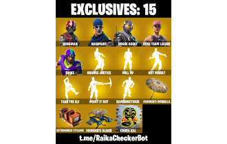 UNIQUE - OG STW [122 Skins, 700 Vbucks, 117 Axes, 130 Emotes, 125 Gliders and MORE!]