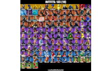 UNIQUE - Rage, Midas (Fully Golden) [123 Skins, 123 Axes, 143 Emotes, 113 Gliders and MORE!]