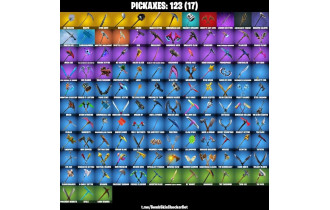 UNIQUE - Rage, Midas (Fully Golden) [123 Skins, 123 Axes, 143 Emotes, 113 Gliders and MORE!]