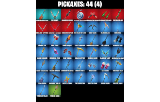 UNIQUE - Backlash, Aura  [32 Skins, 700 Vbucks, 44 Axes, 33 Emotes, 28 Gliders and MORE!]