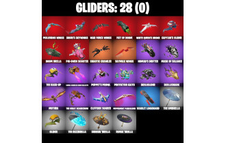 UNIQUE - Backlash, Aura  [32 Skins, 700 Vbucks, 44 Axes, 33 Emotes, 28 Gliders and MORE!]