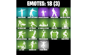 UNIQUE - Renegade Rebel, Aerial Assault Bomber  [31 Skins, 750 Vbucks, 36 Axes, 18 Emotes, 17 Gliders and MORE!]