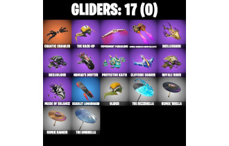 UNIQUE - Renegade Rebel, Aerial Assault Bomber  [31 Skins, 750 Vbucks, 36 Axes, 18 Emotes, 17 Gliders and MORE!]