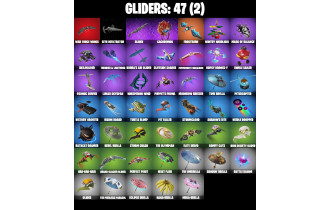 UNIQUE - Birdy [26 Skins, 650 Vbucks, 53 Axes, 47 Emotes, 47 Gliders and MORE!]