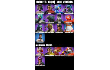 UNIQUE - Kendo, Nyanja [13 Skins, 300 Vbucks, 27 Axes, 23 Emotes, 26 Gliders and MORE!]