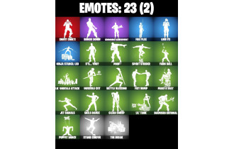 UNIQUE - Kendo, Nyanja [13 Skins, 300 Vbucks, 27 Axes, 23 Emotes, 26 Gliders and MORE!]