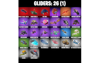 UNIQUE - Kendo, Nyanja [13 Skins, 300 Vbucks, 27 Axes, 23 Emotes, 26 Gliders and MORE!]