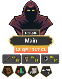 Main | Starter | TTL: 999 | CL: 117 | QP: 18 [NO EMAIL SET, 99 STR + MORE!]