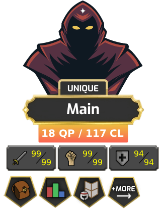 Main | Starter | TTL: 999 | CL: 117 | QP: 18 [NO EMAIL SET, 99 STR + MORE!]