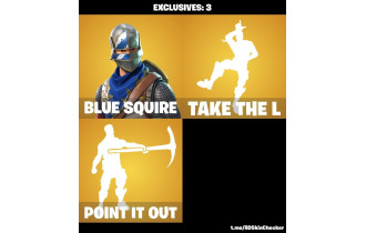 UNIQUE - Take The L [29 Skins, 19 Axes, 27 Emotes,19 Gliders and MORE!]