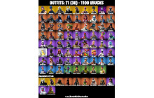 UNIQUE - OG STW, Trailblazer  [71 Skins, 1100 Vbucks, 40 Axes, 56 Emotes, 39 Gliders and MORE!]