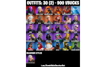 UNIQUE - Prowler, Geralt of Rivia [30 Skins, 900 Vbucks, 32 Axes, 28 Emotes, 22 Gliders and MORE!]