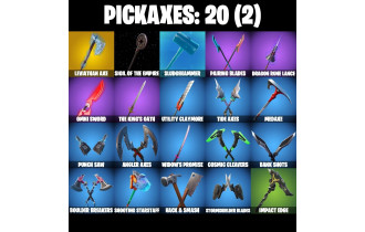 UNIQUE - Leaviathan Axe [26 Skins, 20 Axes, 23 Emotes, 25 Gliders and MORE!]
