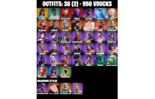 UNIQUE - Erisa, Doctor Strange [38 Skins, 950 Vbucks, 52 Axes, 36 Emotes, 51 Gliders and MORE!]