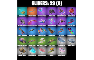 UNIQUE - Slim Shady , Khaby Lame  [27 Skins, 1350 Vbucks, 41 Axes, 32 Emotes, 29 Gliders and MORE!]