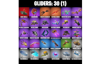UNIQUE - Hero Baymax, The Night Rose [26 Skins, 250 Vbucks, 41 Axes, 25 Emotes, 30 Gliders and MORE!]