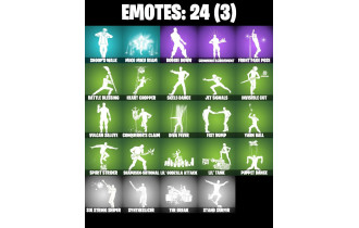 UNIQUE - Santa Dogg, Neko Hatsune Miku  [23 Skins, 31 Axes, 24 Emotes, 21 Gliders and MORE!]