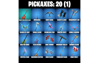 UNIQUE - Santa Dogg, Jade  [14 Skins, 20 Axes, 16 Emotes, 18 Gliders and MORE!]