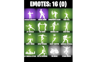 UNIQUE - Santa Dogg, Jade  [14 Skins, 20 Axes, 16 Emotes, 18 Gliders and MORE!]