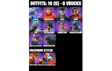 UNIQUE - Nyanja, Hero Baymax [10 Skins, 13 Axes, 12 Emotes, 14 Gliders and MORE!]