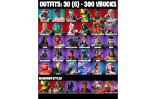 UNIQUE - Sparkplug [30 Skins, 300 Vbucks, 49 Axes, 39 Emotes, 34 Gliders and MORE!]