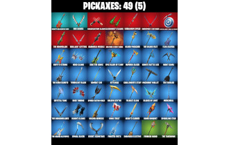 UNIQUE - Sparkplug [30 Skins, 300 Vbucks, 49 Axes, 39 Emotes, 34 Gliders and MORE!]