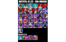 UNIQUE -  Throwback Axe, Sing Along [31 Skins, 700 Vbucks, 47 Axes, 35 Emotes, 35 Gliders and MORE!]