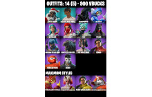 UNIQUE - Nyanja, Katalina [14 Skins, 900 Vbucks, 33 Axes, 20 Emotes, 22 Gliders and MORE!]