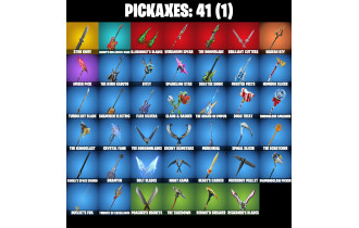 UNIQUE - Peter Griffin , Oscar [13 Skins, 150 Vbucks, 41 Axes, 29 Emotes, 36 Gliders and MORE!]