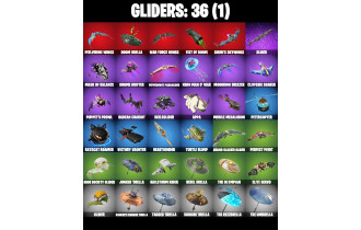 UNIQUE - Peter Griffin , Oscar [13 Skins, 150 Vbucks, 41 Axes, 29 Emotes, 36 Gliders and MORE!]