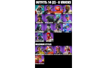 UNIQUE - Santa Dogg, Kendo  [14 Skins, 21 Axes, 16 Emotes, 15 Gliders and MORE!]
