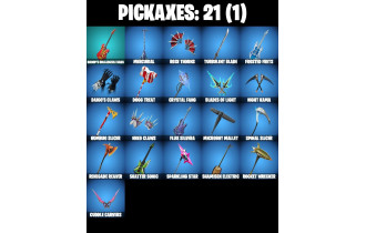 UNIQUE - Santa Dogg, Kendo  [14 Skins, 21 Axes, 16 Emotes, 15 Gliders and MORE!]