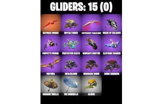 UNIQUE - Santa Dogg, Kendo  [14 Skins, 21 Axes, 16 Emotes, 15 Gliders and MORE!]