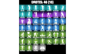 UNIQUE - MrBeast6000, Doom Slayer  [35 Skins, 450 Vbucks, 52 Axes, 46 Emotes, 48 Gliders and MORE!]