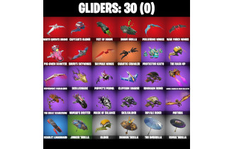 UNIQUE - Aura , Chaos Director [34 Skins, 48 Axes, 39 Emotes, 30 Gliders and MORE!]