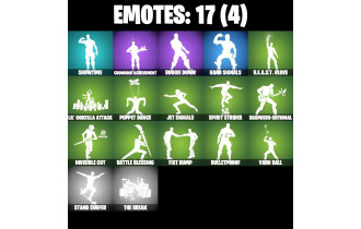 UNIQUE - Santa Dogg , Yulejacket  [14 Skins, 700 Vbucks, 21 Axes, 17 Emotes, 14 Gliders and MORE!]