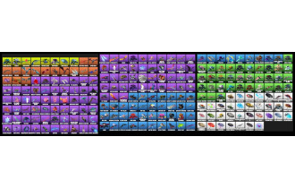 UNIQUE -  IKONIK, Travis Scott [80 Skins, 76 Axes, 289 Emotes, 237 Gliders and MORE!]