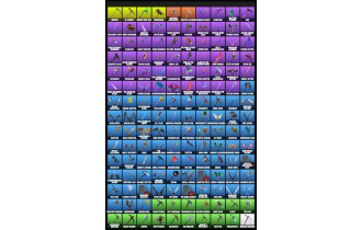 UNIQUE -  Ikonik, Travis Scott [203 Skins, 150 Axes, 140 Emotes, 204 Gliders and MORE!]