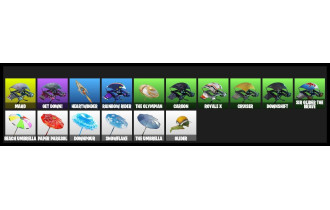 UNIQUE - Black Knight, Sparkle Specialist [261 Skins, 258 Axes, 206 Emotes, 16 Gliders and MORE!]