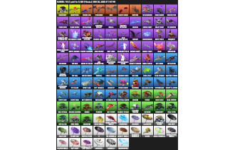 UNIQUE - Ikonik, Galaxy [200 Skins, 113 Axes, 161 Emotes, 116 Gliders and MORE!]