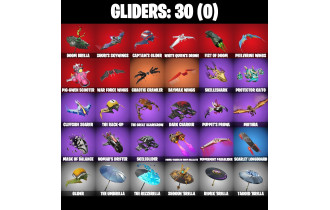 UNIQUE - Shadow Blade Hope, Godzilla Evolved [32 Skins, 44 Axes, 33 Emotes, 30 Gliders and MORE!]