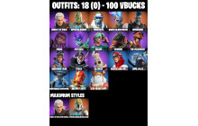 UNIQUE - Geralt Of Rivia [18 Skins, 27 Axes, 22 Emotes, 24 Gliders and MORE!]