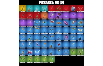 UNIQUE - Goku Black, Solid Snake [31 Skins, 68 Axes, 39 Emotes, 53 Gliders and MORE!]