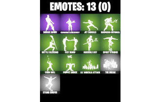 UNIQUE - Santa Dogg, Jade [12 Skins, 20 Axes, 13 Emotes, 13 Gliders and MORE!]